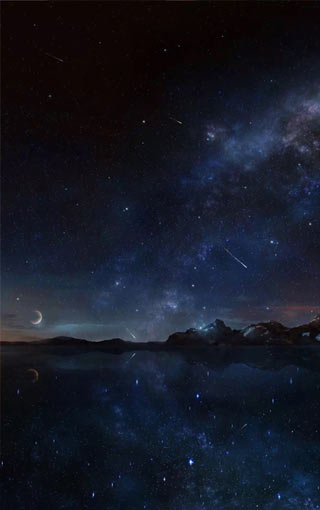 天空夜景星星手机壁纸